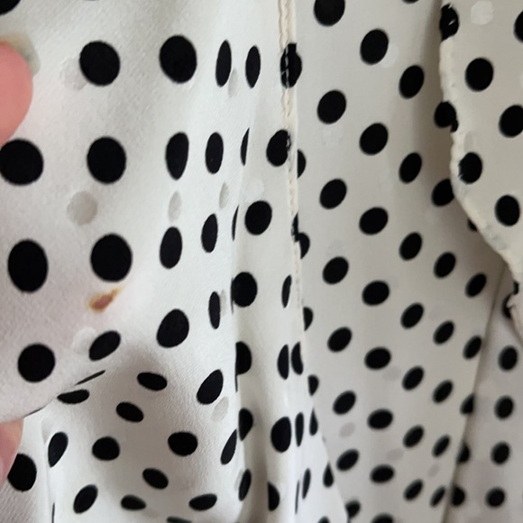 Carolina Herrera polka dot 100% silk dress - Picture 3 of 14